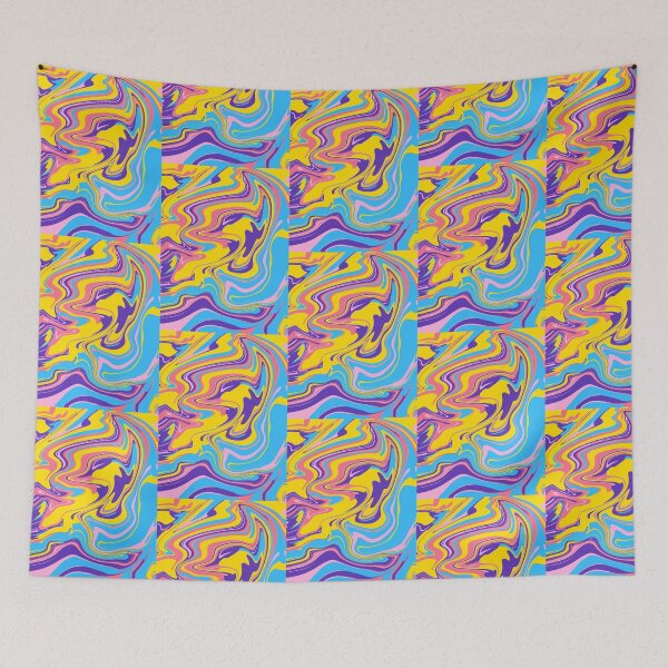 Item preview, Cool electric color swirl  designed and sold by JustVibz.