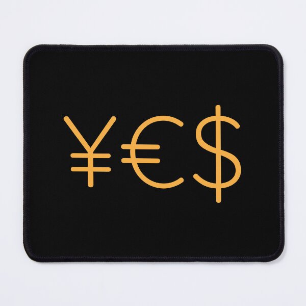 Item preview, YES | Forex Symbol Art | Yen | Euro | Dollar designed and sold by CadDesignerr.