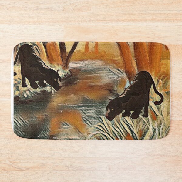 Item preview, Painted Black Panthers  designed and sold by HappyLifeCreate.