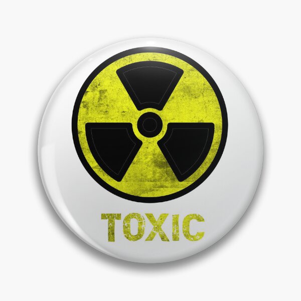 Item preview, Vintage Distressed Toxic Radioactive Symbol Biohazard Symbol designed and sold by Minnesnowta.