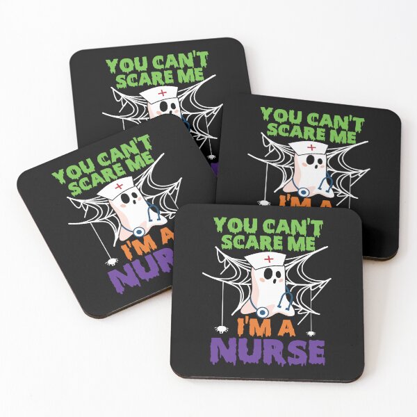 Item preview, Can't Scare Me Halloween Nurse Design designed and sold by ThisIsMugLife.