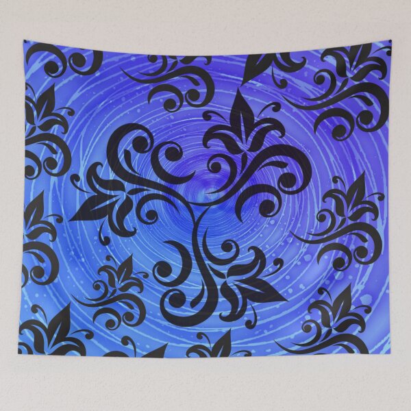 Item preview, Blue and black background. designed and sold by adlkh.