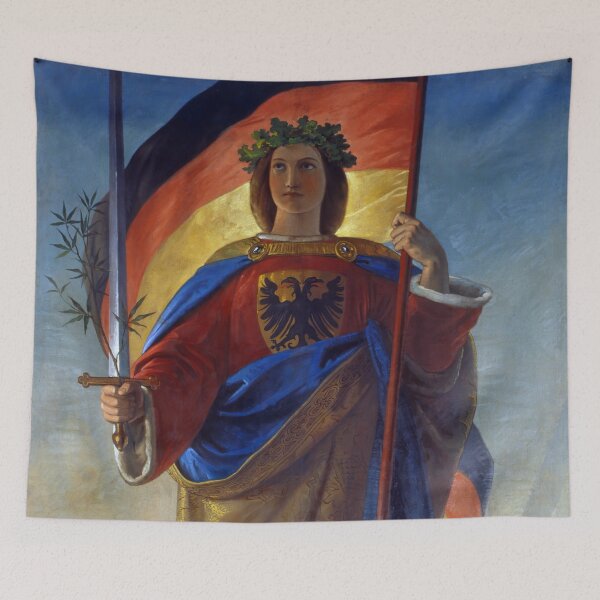 Aperçu de l'œuvre Germanie, une figure allégorique avec épée et drapeau créée et vendue par Sapphire07.