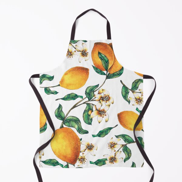 Item preview, Adorable Lemon Pattern Design, Lemon Blossom Tree, Lemon Tree in Bloom designed and sold by antevasinart.