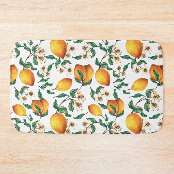 Item preview, Adorable Lemon Pattern Design, Lemon Blossom Tree, Lemon Tree in Bloom designed and sold by antevasinart.