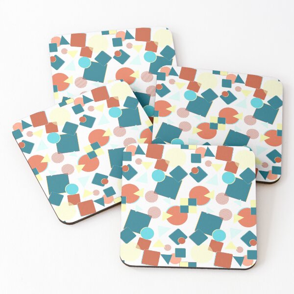 Item preview, Abstract yet Modern Abstract Rust & Green Pattern with White Background for Accessories and Home. designed and sold by tranquilbeach.