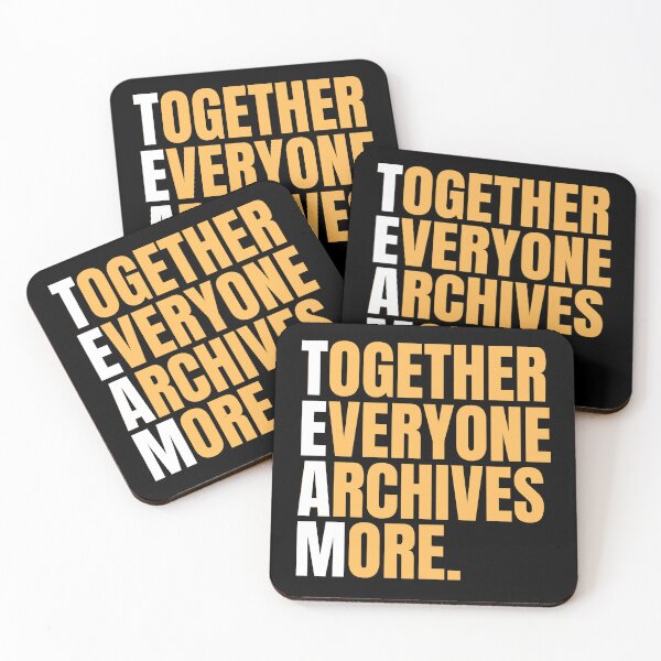 Item preview, TEAM Inspirational Quote designed and sold by CustomAssist.