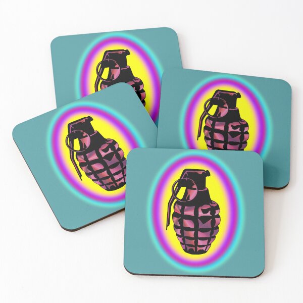 Item preview, pink grenade  designed and sold by sandpiperstudio.