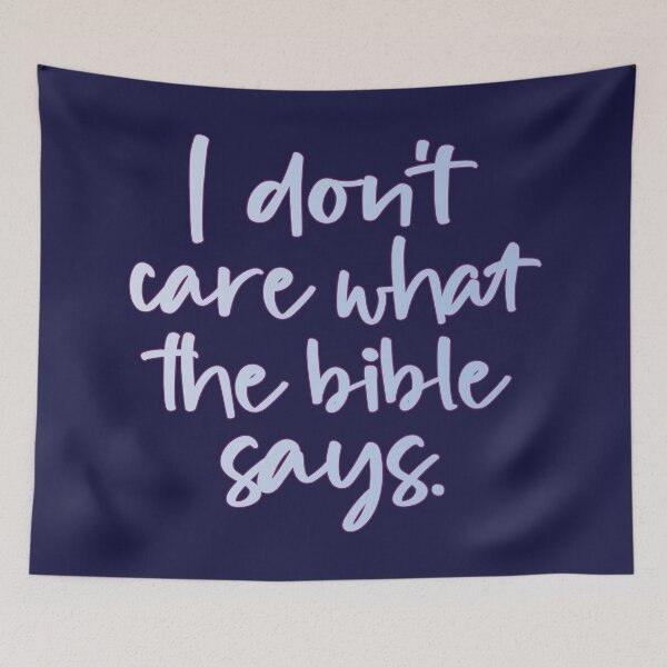 Item preview, I don't care what the bible says designed and sold by retro10.