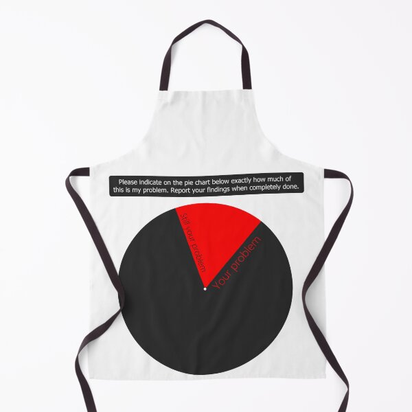 Item preview, Not My Problem Pie Chart designed and sold by JadeTheVixen.