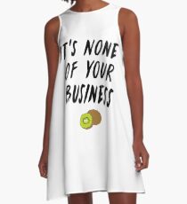 Vestido acampanado HS1 - Styles Album Kiwi Lyric Design