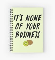HS1 - Styles Album Kiwi Lyric Design Spiral Notebook