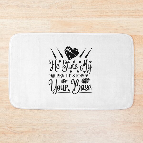 Item preview, He Stole My Like He Stole Your baseball lover baseball coach female women Inspiration Joy Mood designed and sold by DesignByHeartUK.