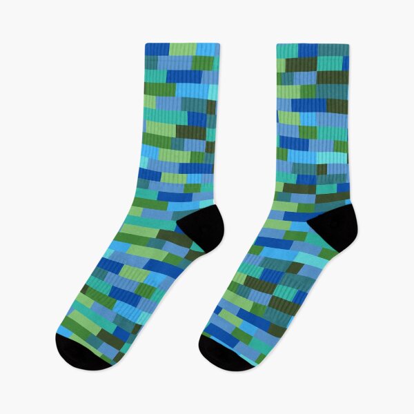 Item preview, Lots of Bricks in Blue and Green  designed and sold by YonderAndBeyond.