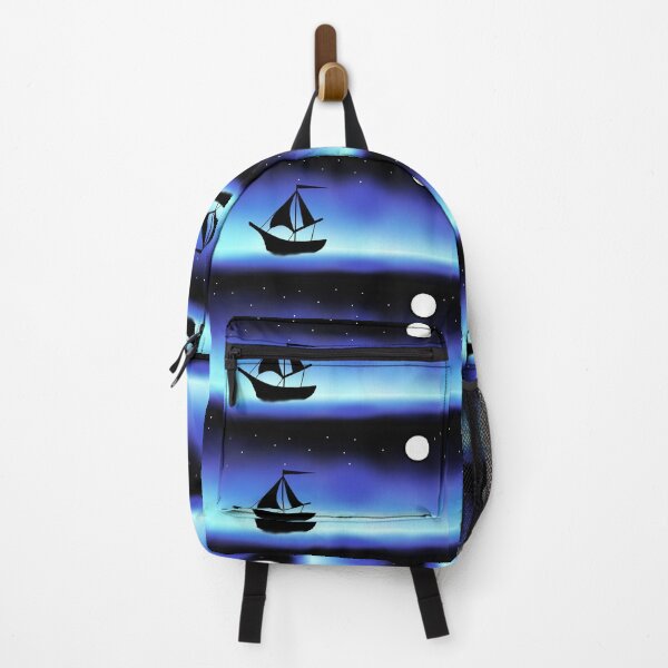 Item preview, Boat on a night sea designed and sold by Lellabuddy.