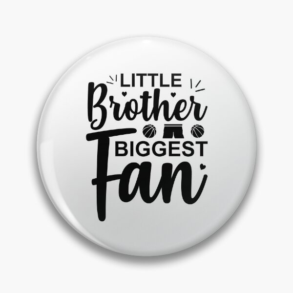 Item preview, Little Brother Biggest Fan baseball lover baseball coach Inspiration Joy Mood designed and sold by DesignByHeartUK.
