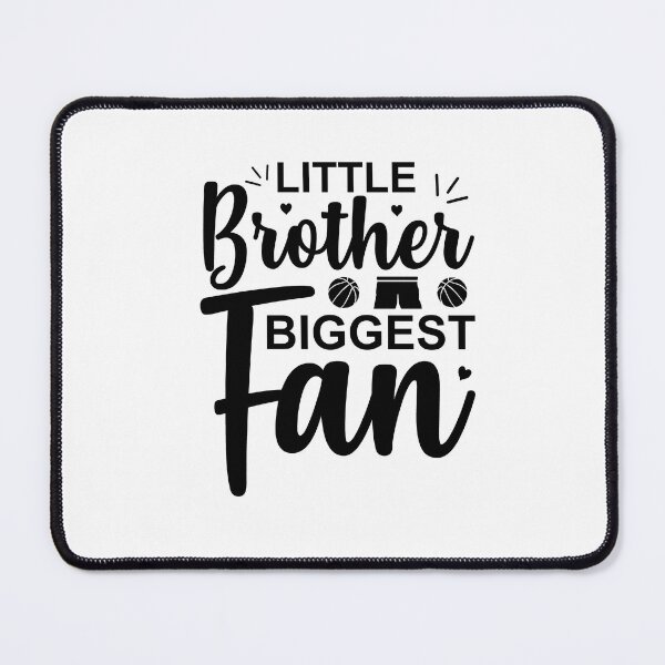Item preview, Little Brother Biggest Fan baseball lover baseball coach Inspiration Joy Mood designed and sold by DesignByHeartUK.