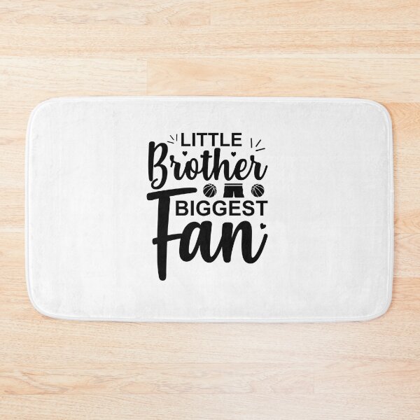 Item preview, Little Brother Biggest Fan baseball lover baseball coach Inspiration Joy Mood designed and sold by DesignByHeartUK.