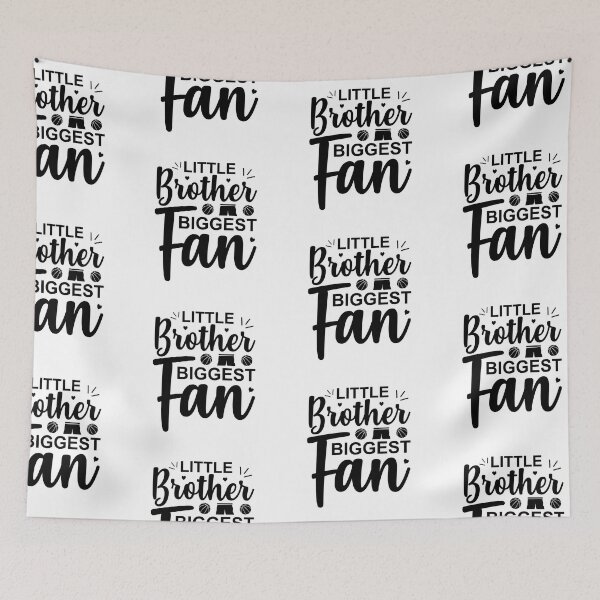 Item preview, Little Brother Biggest Fan baseball lover baseball coach Inspiration Joy Mood designed and sold by DesignByHeartUK.