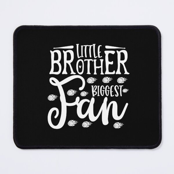 Item preview, Little Brother Biggest Fan baseball lover baseball coach Inspiration Joy Mood designed and sold by DesignByHeartUK.