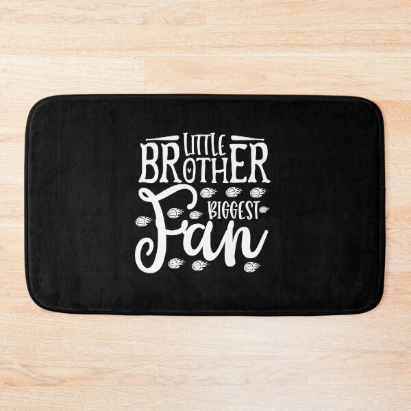 Item preview, Little Brother Biggest Fan baseball lover baseball coach Inspiration Joy Mood designed and sold by DesignByHeartUK.