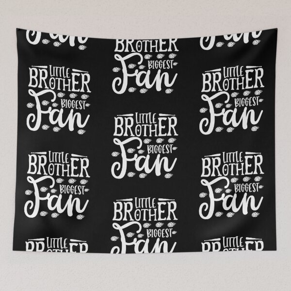 Item preview, Little Brother Biggest Fan baseball lover baseball coach Inspiration Joy Mood designed and sold by DesignByHeartUK.