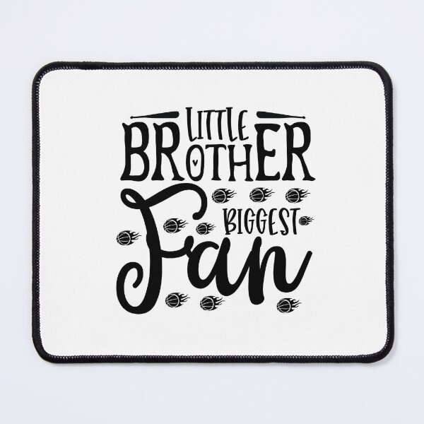 Item preview, Little Brother Biggest Fan baseball lover baseball coach Inspiration Joy Mood designed and sold by DesignByHeartUK.