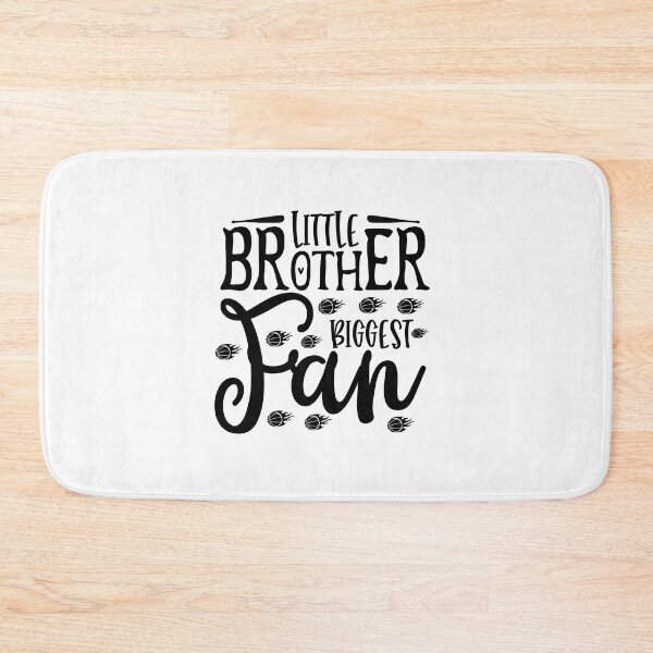 Item preview, Little Brother Biggest Fan baseball lover baseball coach Inspiration Joy Mood designed and sold by DesignByHeartUK.