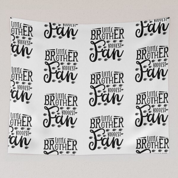 Item preview, Little Brother Biggest Fan baseball lover baseball coach Inspiration Joy Mood designed and sold by DesignByHeartUK.