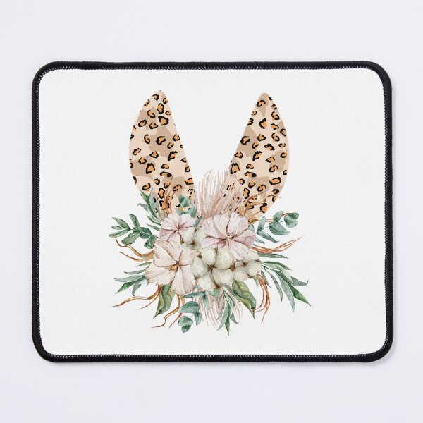 Item preview, Cute floral bunny ears watercolor illustration designed and sold by tiana-geo.