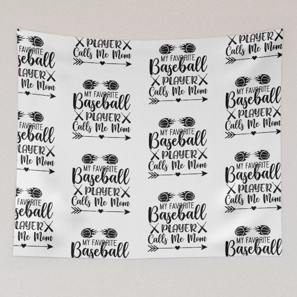 Item preview, My Favorite Baseball Player Calls me Mom mother baseball coach female women Vacation Inspiration Joy Mood designed and sold by DesignByHeartUK.