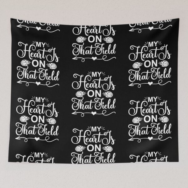 Item preview, My Heart is On That Field Love Baseball Lover Sports women Vacation Inspiration Joy Mood designed and sold by DesignByHeartUK.