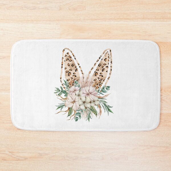 Item preview, Cute floral bunny ears watercolor illustration designed and sold by tiana-geo.