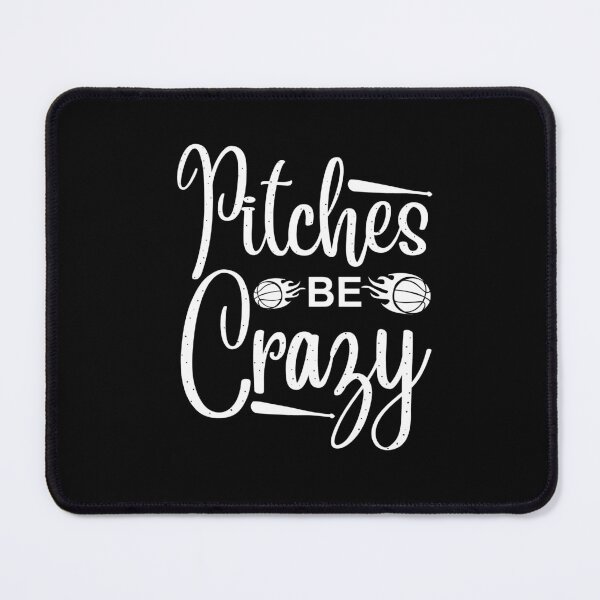 Item preview, Pitches Be Crazy My Heart is On That Field Love Baseball Lover Sports women Vacation Inspiration Joy Mood designed and sold by DesignByHeartUK.