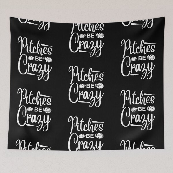 Item preview, Pitches Be Crazy My Heart is On That Field Love Baseball Lover Sports women Vacation Inspiration Joy Mood designed and sold by DesignByHeartUK.