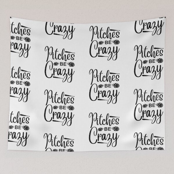 Item preview, Pitches Be Crazy My Heart is On That Field Love Baseball Lover Sports women Vacation Inspiration Joy Mood designed and sold by DesignByHeartUK.