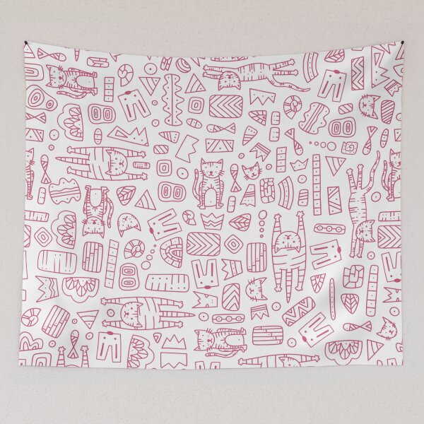 Item preview, Adorable Cat Lover Pattern Design,  designed and sold by antevasinart.