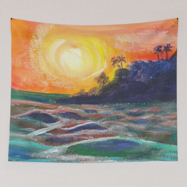 Item preview, Ocean Sunset designed and sold by ReneeDixonArt.