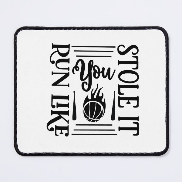 Item preview, Run Like You Stole It baseball lover baseball coach female women Inspiration Joy Mood designed and sold by DesignByHeartUK.