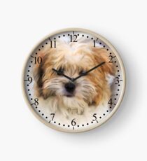 Limited Addictions Cute Puppy Wallclock Clock