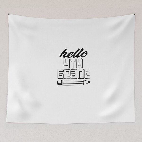 Item preview, Hello 4th Grade designed and sold by FantasticBee.