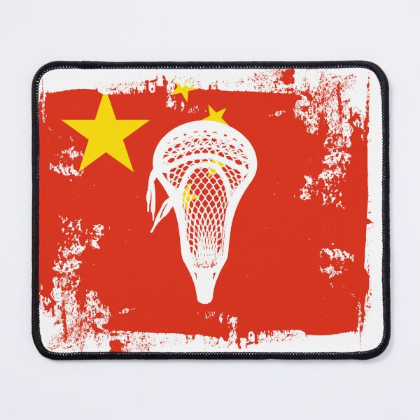 Item preview, Lacrosse Flag with Stickhead - China designed and sold by Lax-Love.