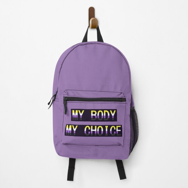 Item preview, Non Binary Flag My Body My Choice designed and sold by kiippers.