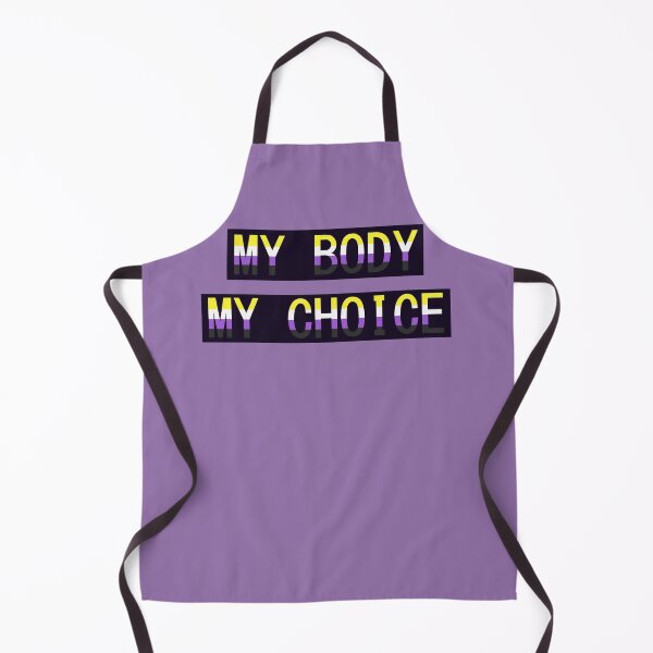 Item preview, Non Binary Flag My Body My Choice designed and sold by kiippers.