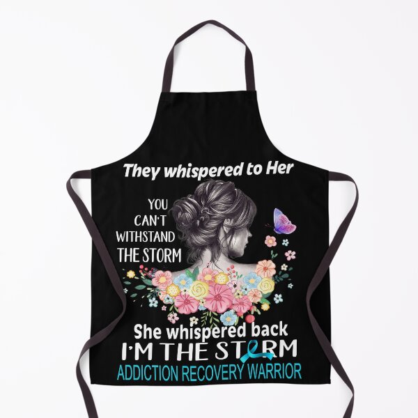 Item preview, Addiction Recovery Warrior Whispered Back I'm The Storm Addiction Recovery Awareness designed and sold by Hatjar.