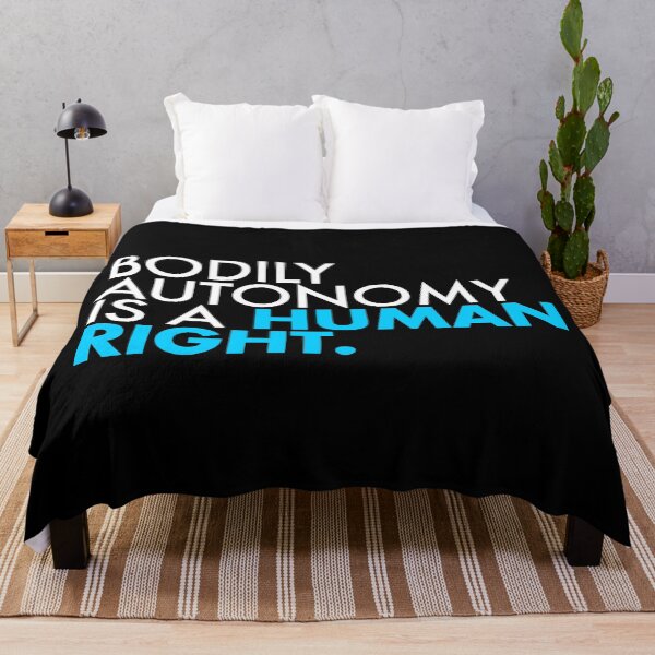 Item preview, Bodily Autonomy is a Human Right (teal) designed and sold by Thelittlelord.