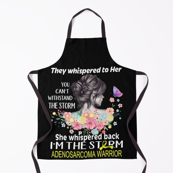 Item preview, Adenosarcoma Warrior Whispered Back I'm The Storm Adenosarcoma Awareness designed and sold by Hatjar.