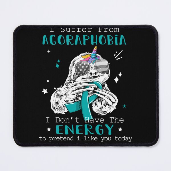 Item preview, Funny Sloth I Suffer From Agoraphobia designed and sold by Kohend.