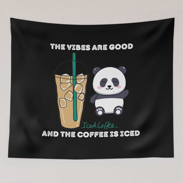 Item preview, The Vibes Are Good And The Coffee Is Iced designed and sold by madraso.