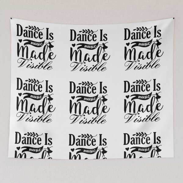 Item preview, Dance Is Music Made Visible Love Dancing Gift Premium Apparel Funny Xmas designed and sold by DesignByHeartUK.